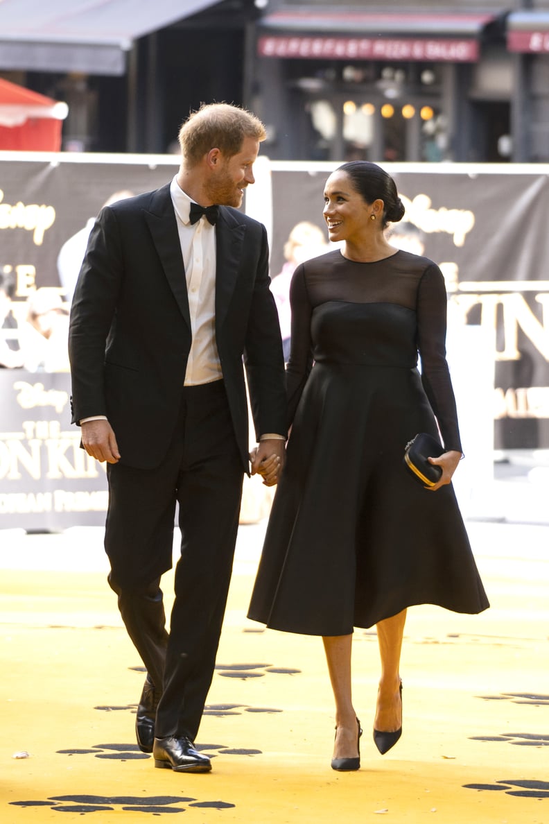 Meghan Markle and Prince Harry Attend "The Lion King" in July 2019
